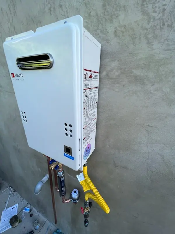Tankless water heater installation for Kings Forest homes